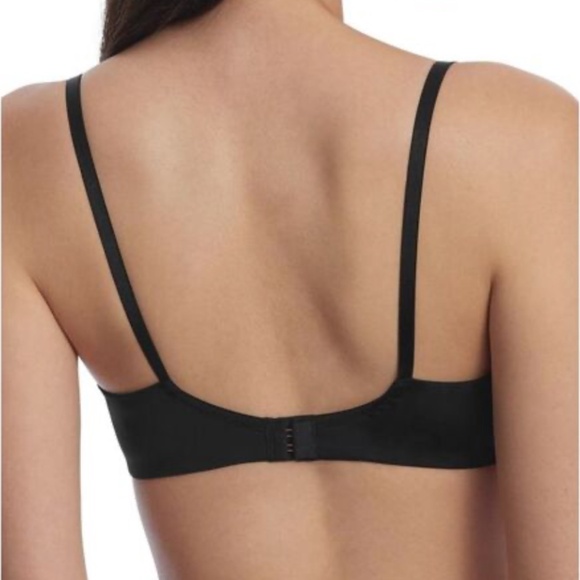 Skarlett Blue Womens Entice Lace Balconette Bra 36C Black/Rose NWT - Picture 3 of 4